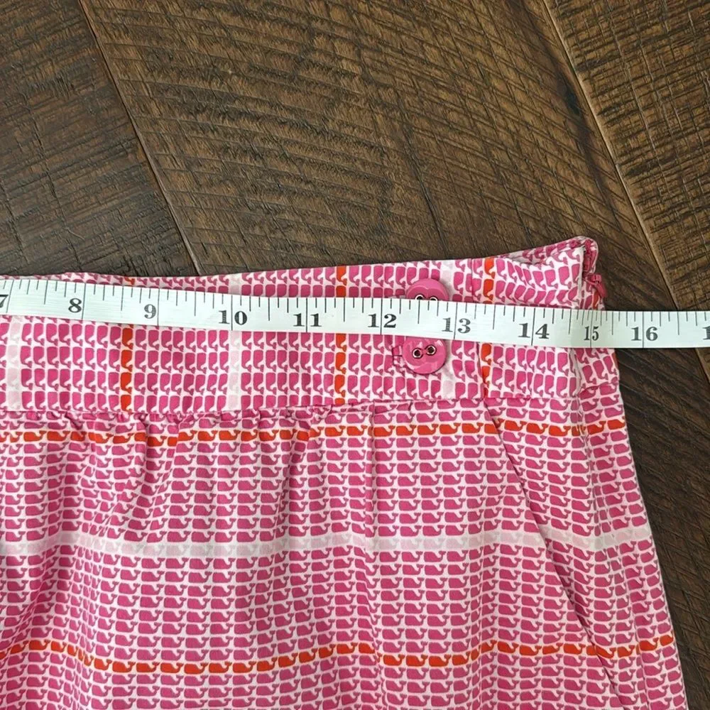 Vineyard Vines Pink Striped Mini Skirt Women's 6 - Picture 9 of 9
